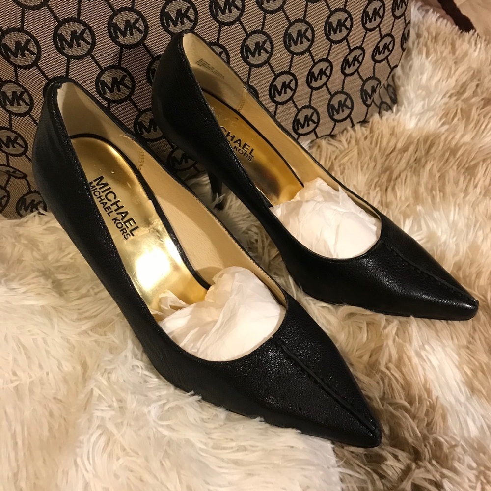 Mk Black stilettos